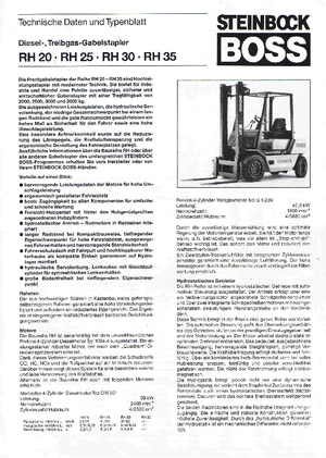 Diesel Forklifts Steinbock RH 30 D