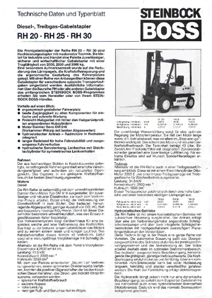 Diesel Forklifts Steinbock RH 25 D