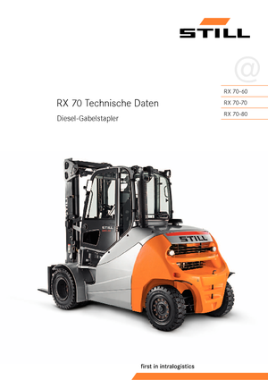 Ön forkliftler dizel Still RX 70-70