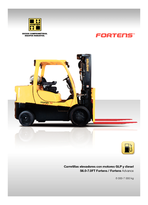 Ön forkliftler dizel Hyster S7.0FT