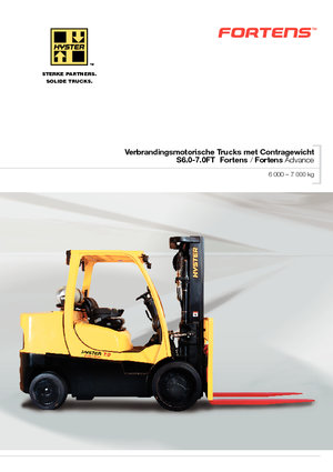 Ön forkliftler dizel Hyster S7.0FT