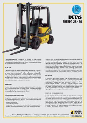 Diesel Forklifts Nuova Detas Sherpa 30