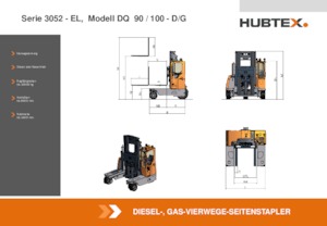Diesel Sideloaders Hubtex DQ 100-G