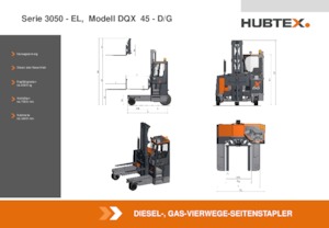 Diesel Sideloaders Hubtex DQX 45-G