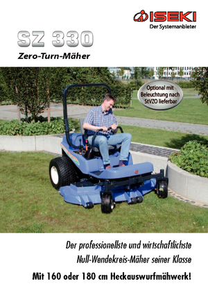 Binilebilir Çim Biçme Makineleri ve Bahçe Traktörleri Iseki SZ 330