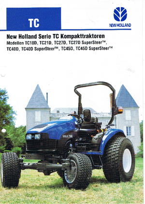 Municipal Tractors Front Hitch New Holland TC 27 D