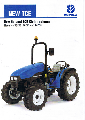 Municipal Tractors Front Hitch New Holland TCE 45