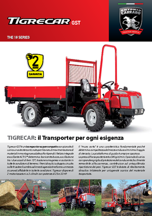 Compact Utility Tractors Carraro Tigrecar 3200 GST