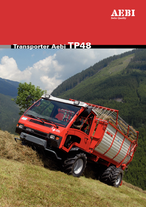 Belediye çok amaçlı araçlar dizel Aebi TP 48