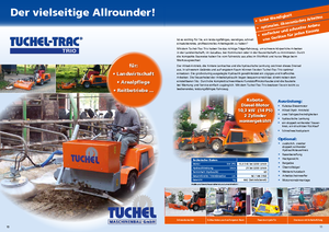 Belediye çok amaçlı araçlar dizel Tuchel Trio