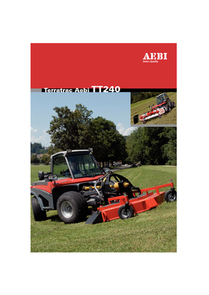 Belediye çok amaçlı araçlar dizel Aebi TT 240