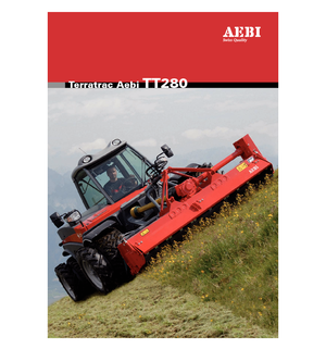 Municipal Tractors Front Hitch Aebi TT 280