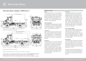 Municipal Tractors Front Hitch Unimog U 4000