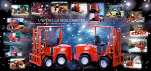 Belediye çok amaçlı araçlar dizel Grünig Uni Truck 4 W 905