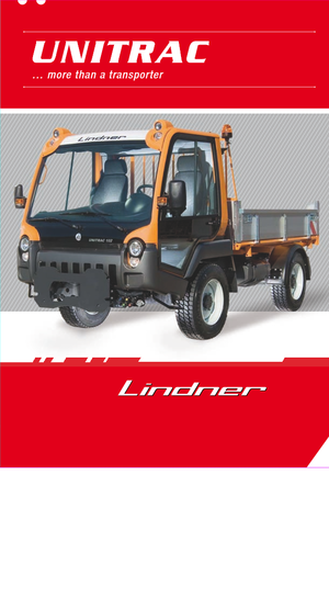 Municipal Tractors Front Hitch Lindner Unitrac 102