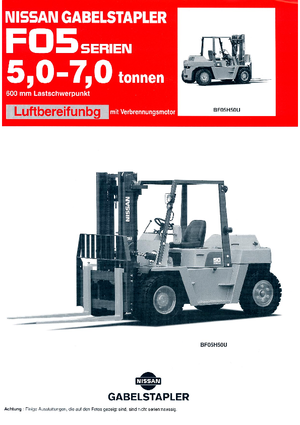 Diesel Forklifts Nissan VF 05 H 50 U