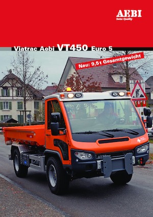 Municipal Tractors Front Hitch Aebi VT 450 Vario