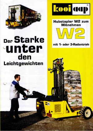 Dizel kamyon monteli forkliftler Kooi-Aap W 2-3 V