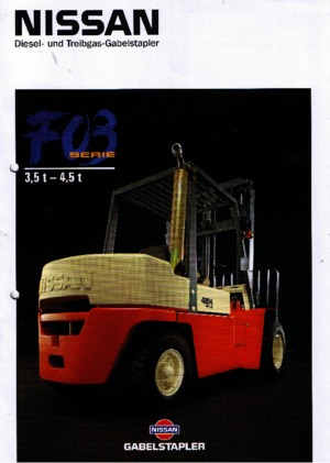 Diesel Forklifts Nissan WGF 03 A 45 U