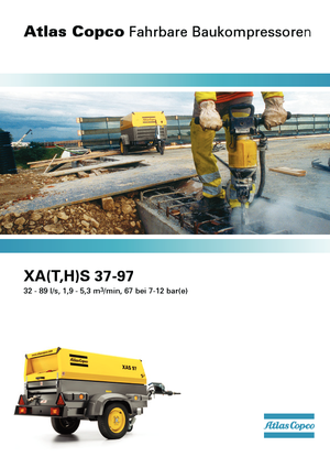 Portable Air Compressors - Diesel, Electric, Gasoline Atlas Copco XAS 47 DdG