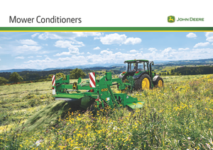 Rear-mounted mowers - disc with conditioner John Deere 381