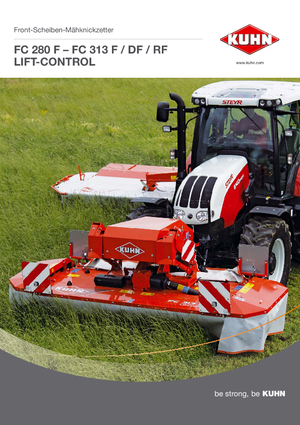 Front-mounted mowers - disc with conditioner Kuhn FC 313 RF