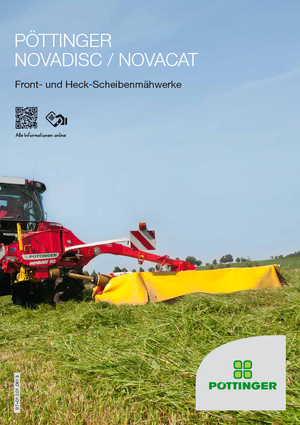 Klima ile birlikte cepheden monte biçme makinesi diski Pöttinger NovaCat 351 Alpha Motion ED