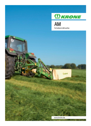 Rear-mounted mowers - disc without conditioner Krone AM 283 S