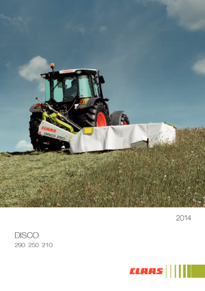 Rear-mounted mowers - disc without conditioner Claas Disco 290
