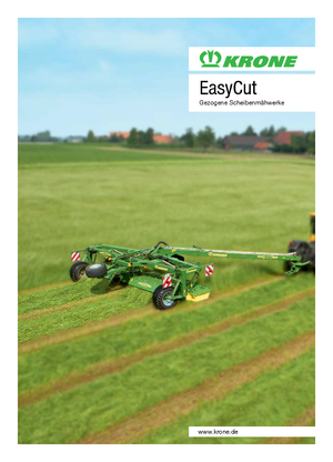 Trailed mowers disc without conditioner Krone EasyCut 3200
