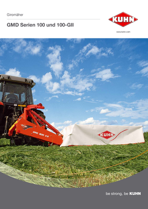 Rear-mounted mowers - disc without conditioner Kuhn GMD 500