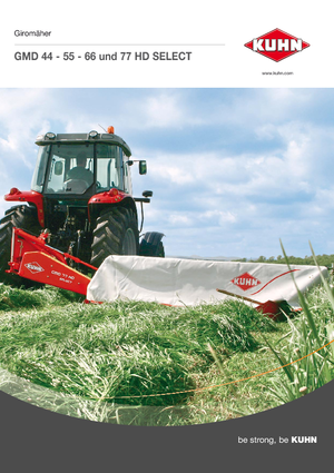 Rear-mounted mowers - disc without conditioner Kuhn GMD 55 Select