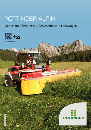 Front-mounted mowers - disc without conditioner Pöttinger NovaAlpin 261 B