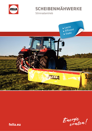 Rear-mounted mowers - disc without conditioner Fella SM 208 InLine