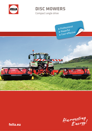 Rear-mounted mowers - disc without conditioner Fella SM 270