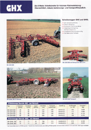 Disc-zinc harrow Brix BK-GHXL 700