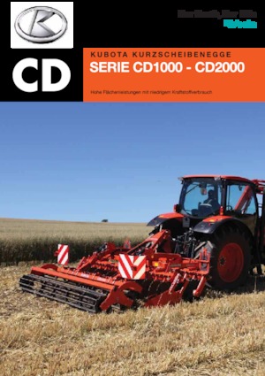 Disk çinko tırmığı Kubota CD1300
