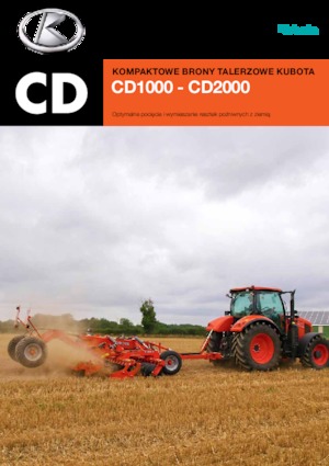Disk çinko tırmığı Kubota CD2400F