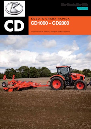 Disk çinko tırmığı Kubota CD2400F