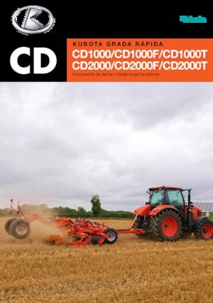 Disk çinko tırmığı Kubota CD2500T