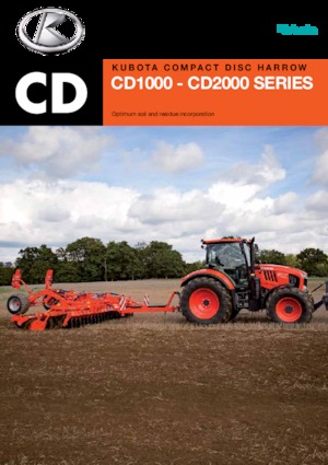 Disk çinko tırmığı Kubota CD2400F