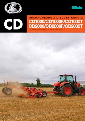 Disk çinko tırmığı Kubota CD2400F