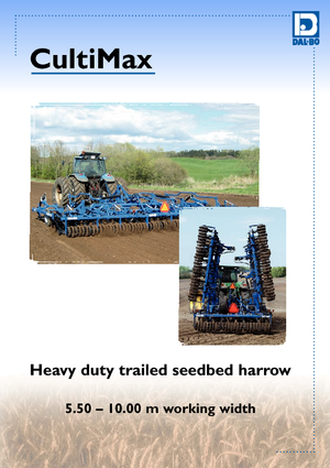 Disk çinko tırmığı DAL-BO CultiMax 550