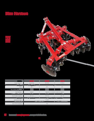 Disc-zinc harrow Massey Ferguson DHS48