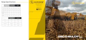 Disc-zinc harrow Agrisem Disc-O-Mulch Gold 6.00