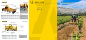 Disc-zinc harrow Agrisem Disc-o-Vigne V