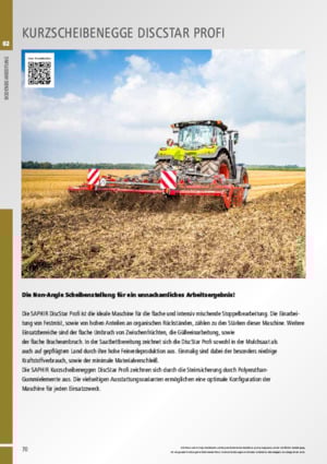 Disk çinko tırmığı Saphir DiscStar 305 Profi