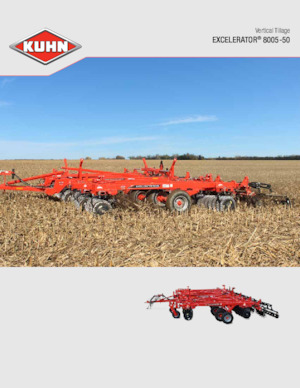 Disk çinko tırmığı Kuhn Excelerator 8005-50