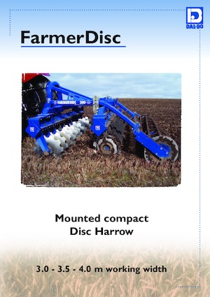Disc-zinc harrow DAL-BO FarmerDisc 300