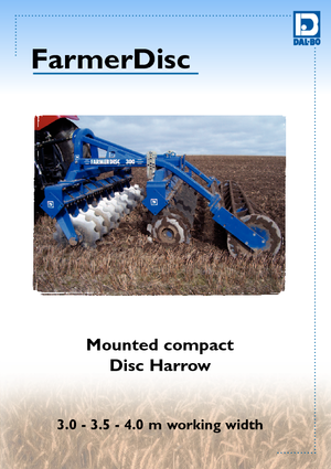 Disk çinko tırmığı DAL-BO FarmerDisc 300